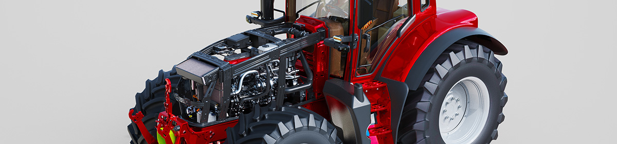 DOSCH 3D: Agricultural Tractor Details