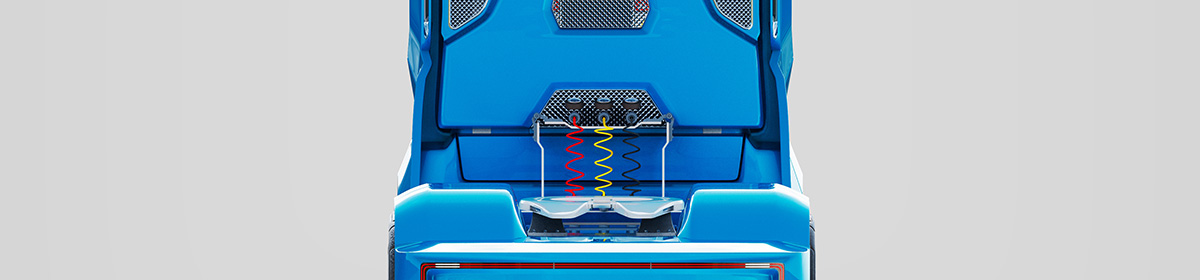 DOSCH 3D Futuristic Truck Details - Hydrogen