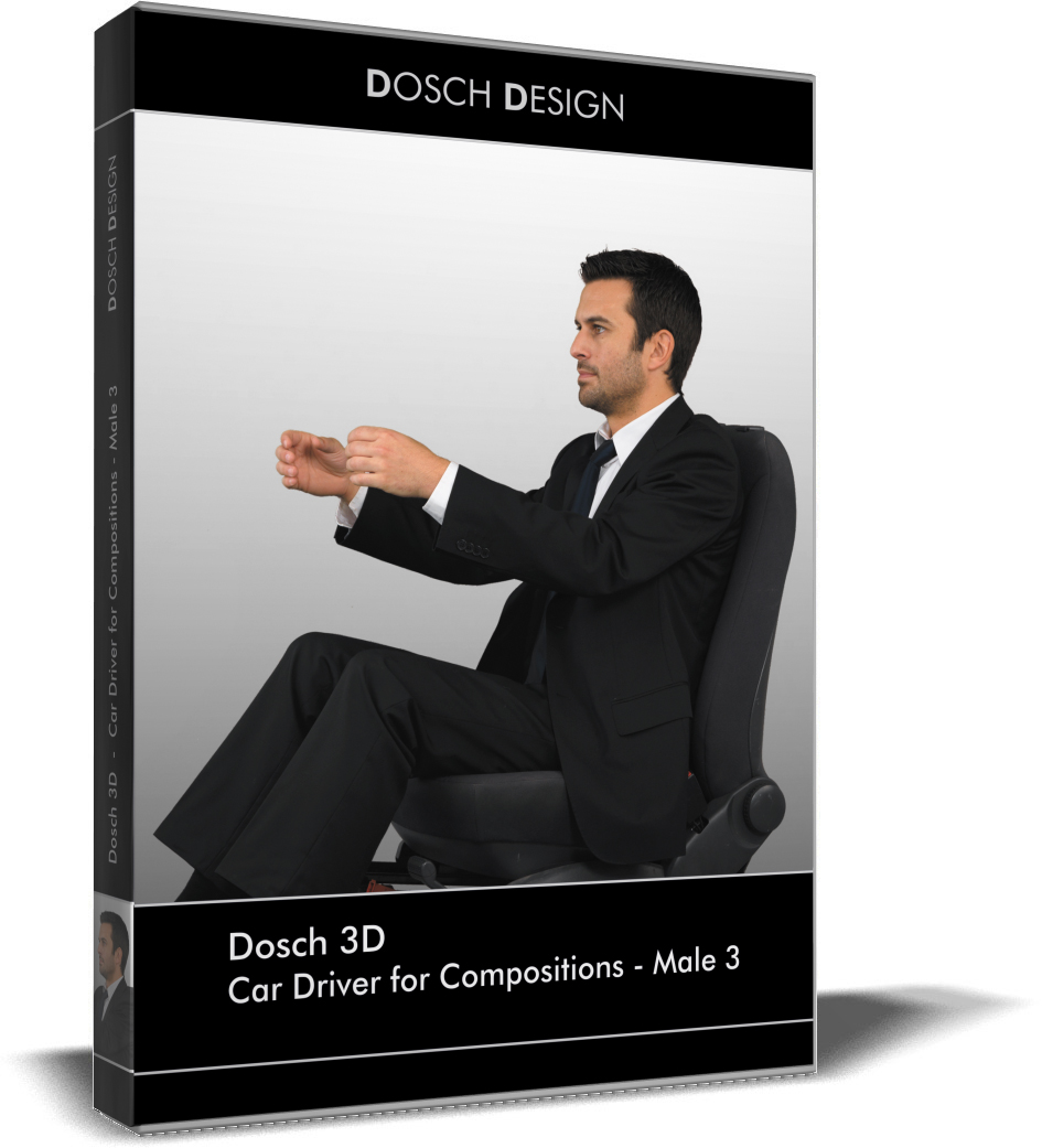 DOSCH DESIGN - DOSCH Textures: Car Driver for Compositions - Male 3