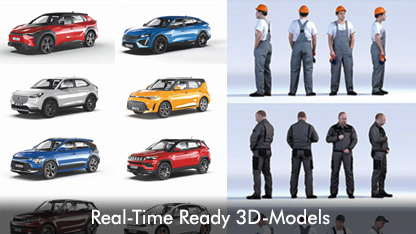 Real Time Ready 3D Models