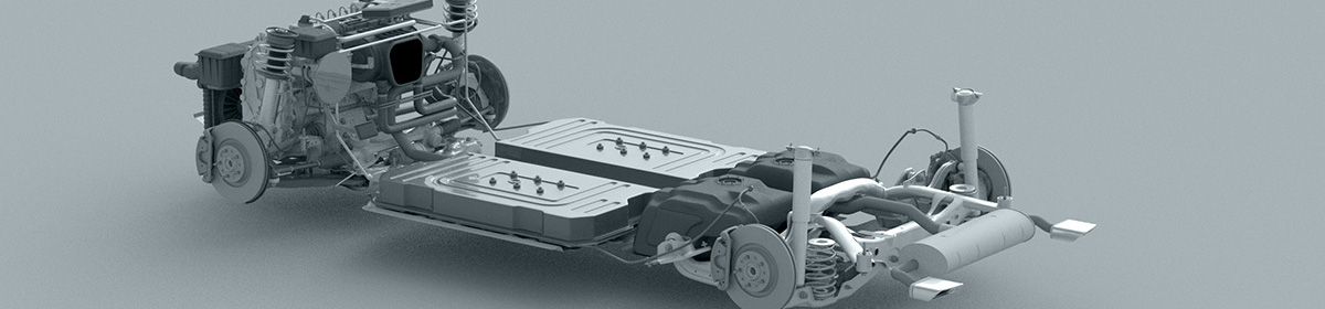 DOSCH 3D Car Details - Compact Hybrid Car