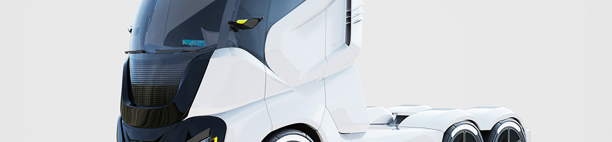 DOSCH 3D Futuristic Truck Details - Electric