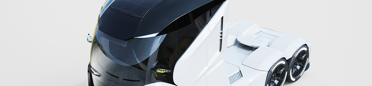 DOSCH 3D: Futuristic Truck Details - Electric
