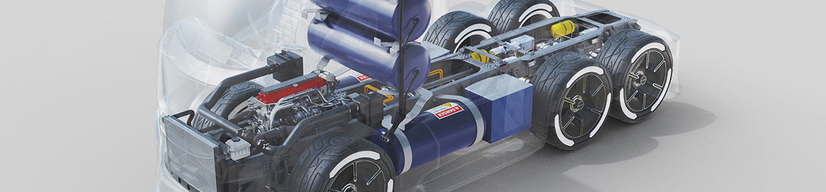 DOSCH 3D: Futuristic Truck Details - Hydrogen