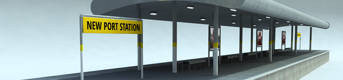 DOSCH 3D Public Transportation Stops