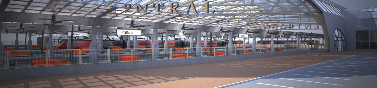 DOSCH 3D Train Station
