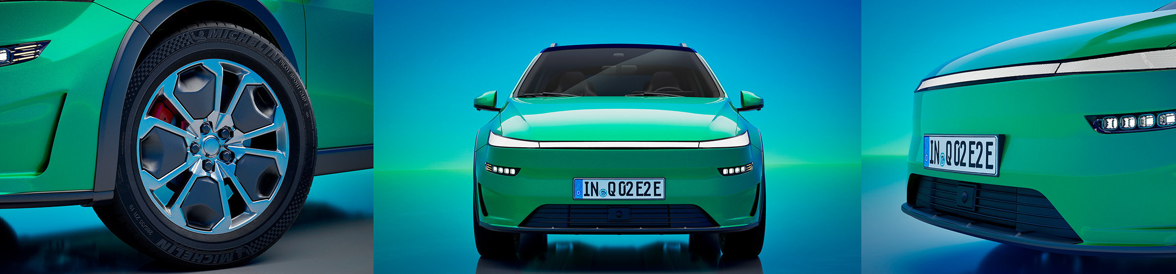 DOSCH 3D: Car Details - Crossover SUV - BEV