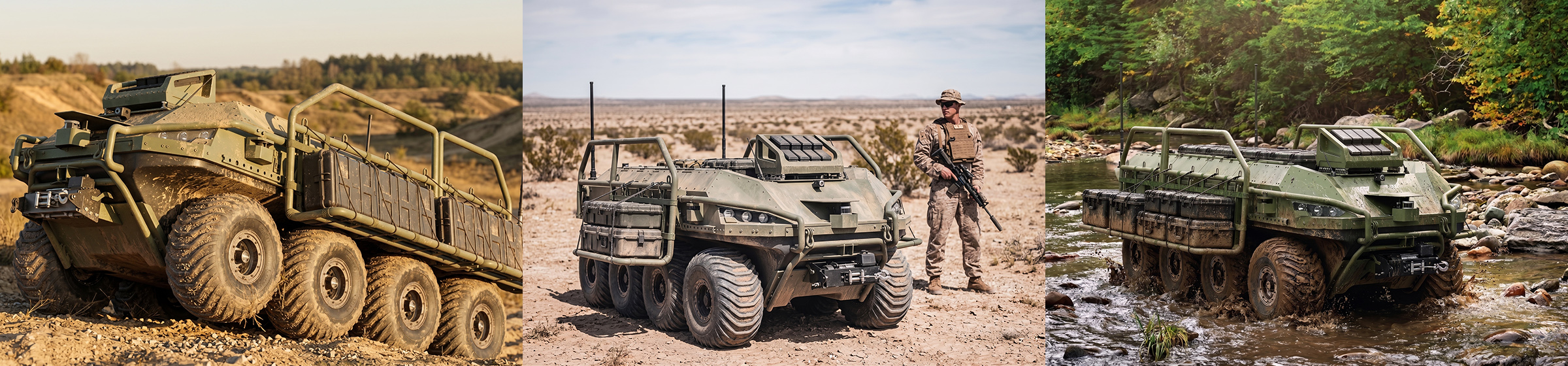 DOSCH 3D Defense Modular UGV Details