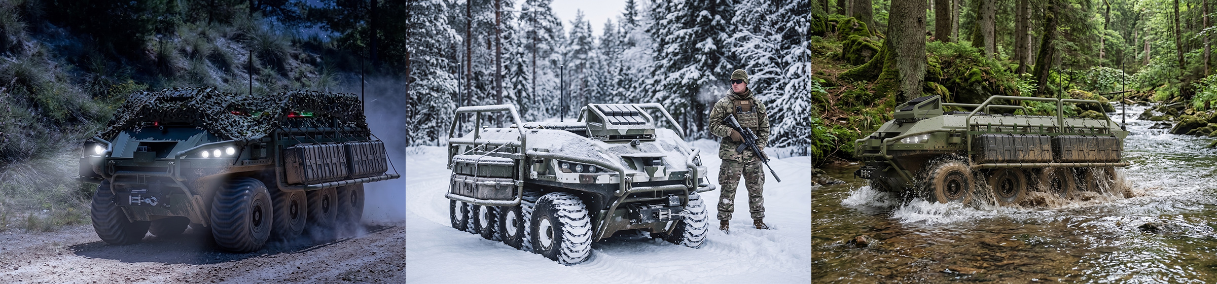 DOSCH 3D Defense Modular UGV Details