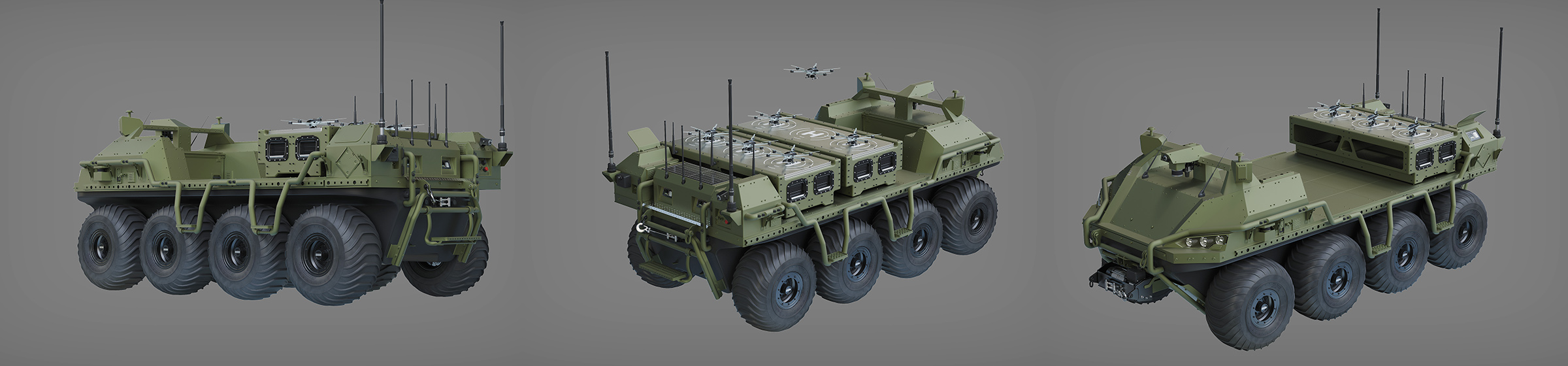 DOSCH 3D Defense Modular UGV Details