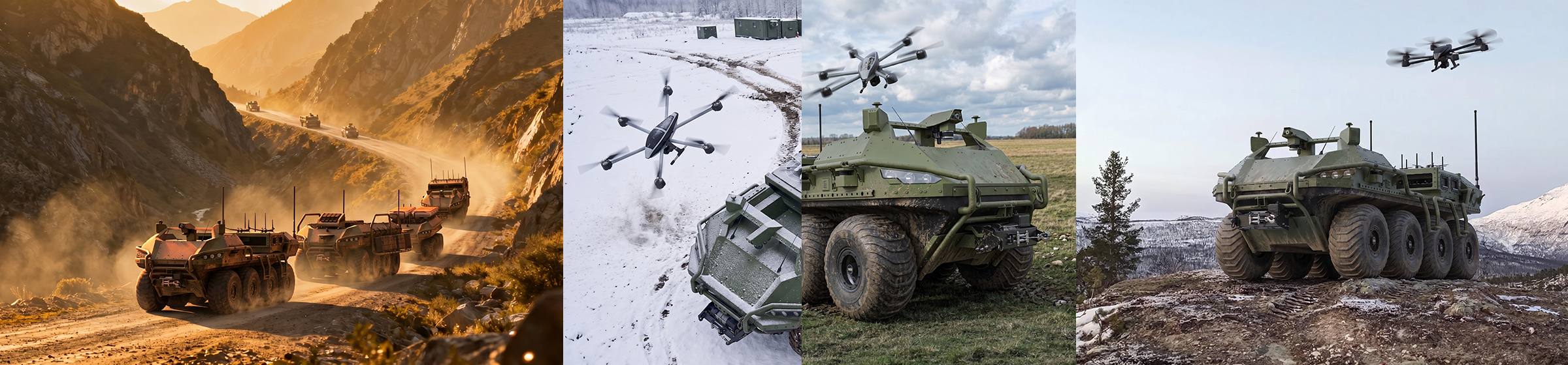 DOSCH 3D Defense Modular UGV Details