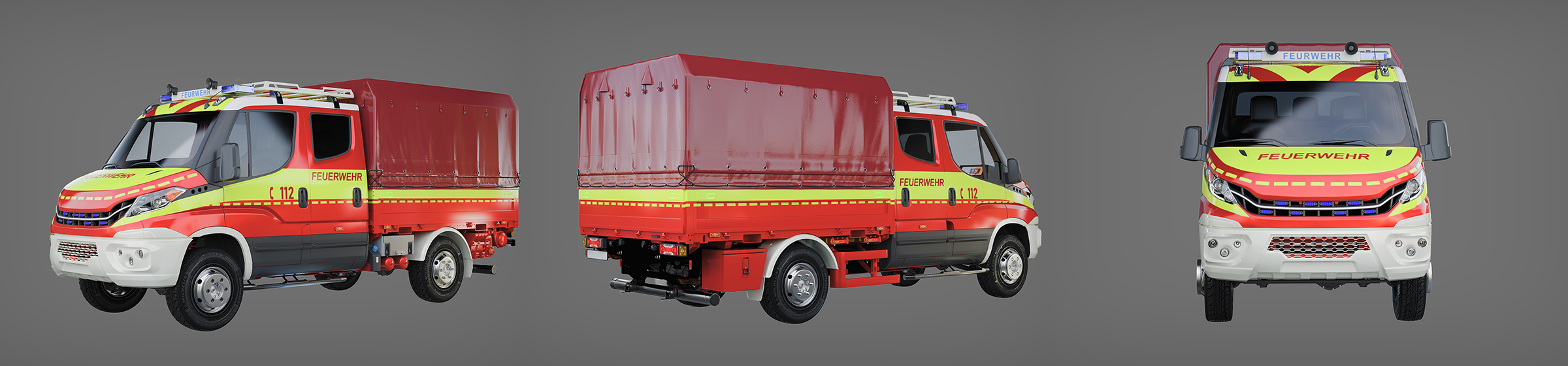 DOSCH 3D Fire Service - Multi Role Vehicle Details - Central Europe