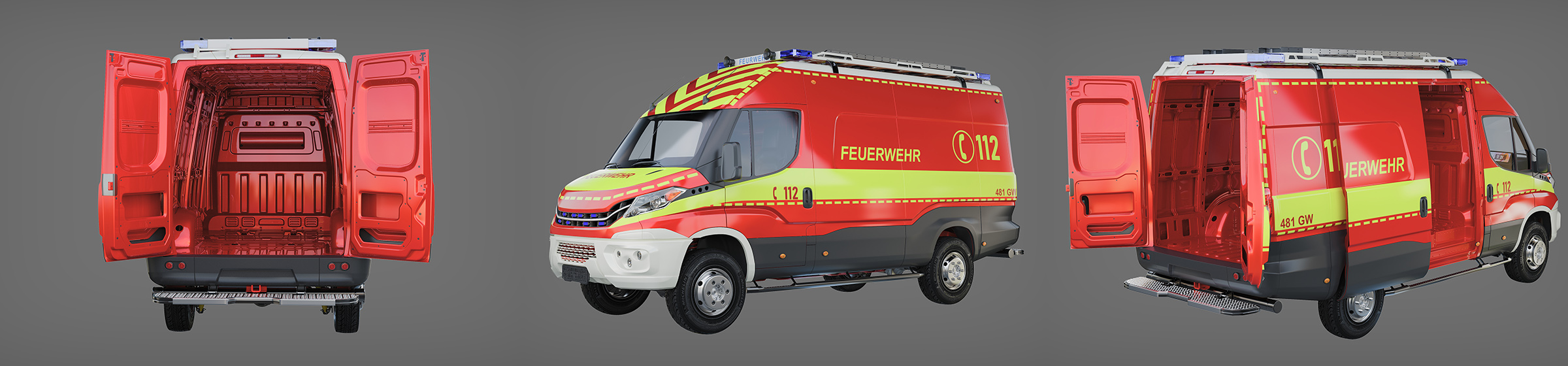 DOSCH 3D Fire Service - Multi Role Vehicle Details - Central Europe
