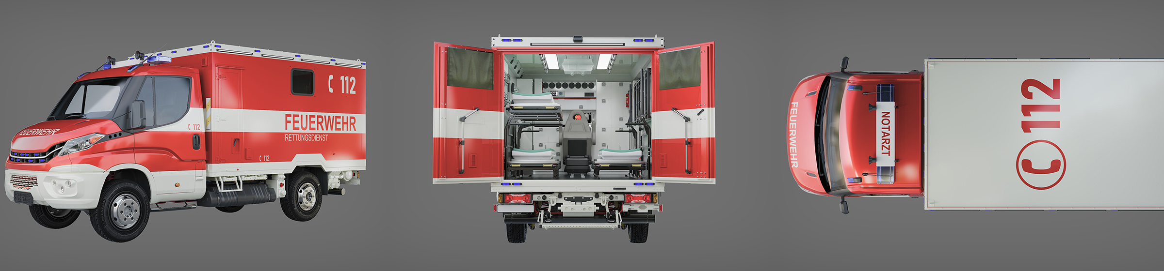DOSCH 3D Fire Service - Multi Role Vehicle Details - Central Europe