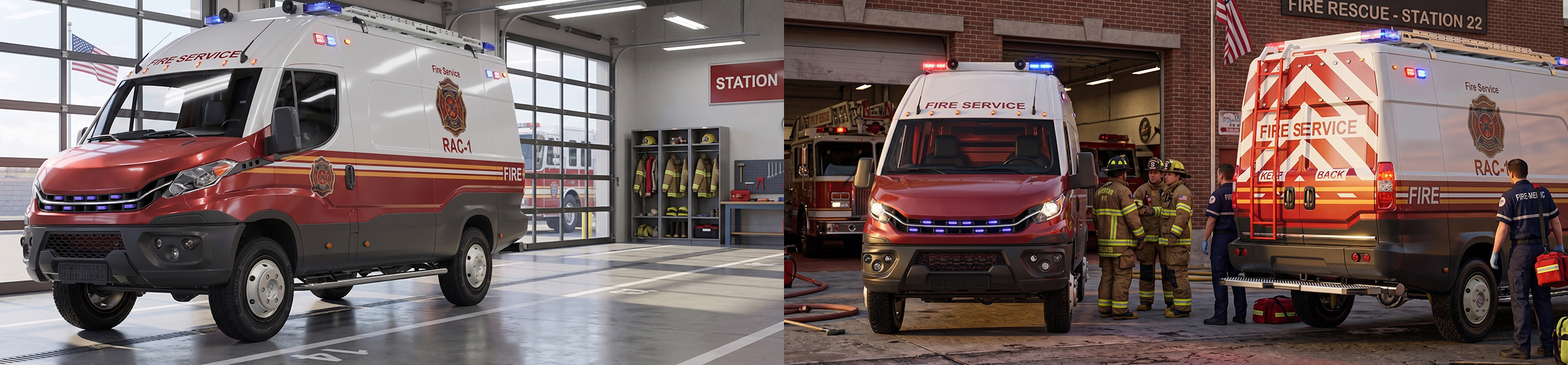 DOSCH 3D Fire Service - Multi Role Vehicle Details - North America