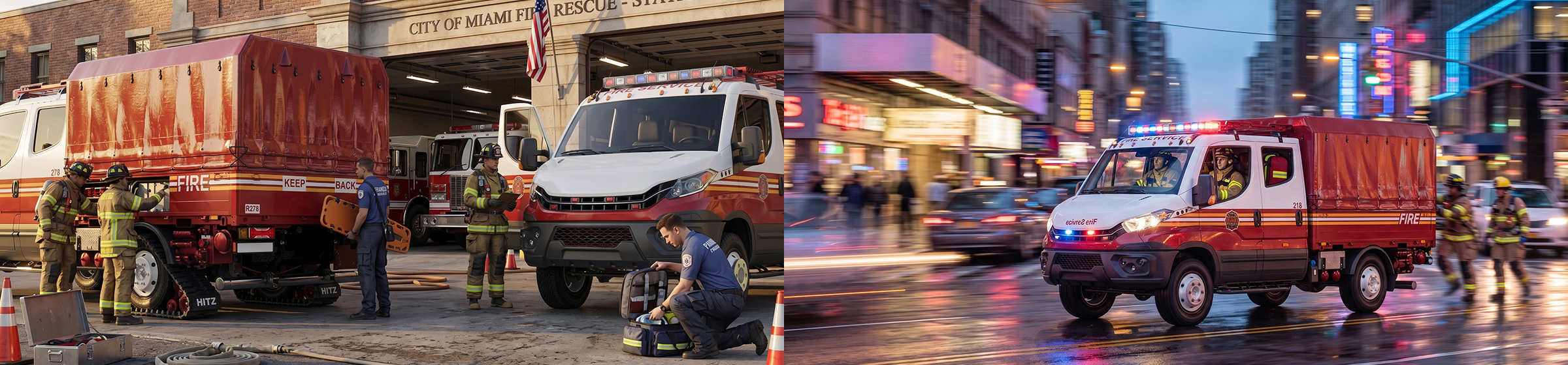 DOSCH 3D Fire Service - Multi Role Vehicle Details - North America