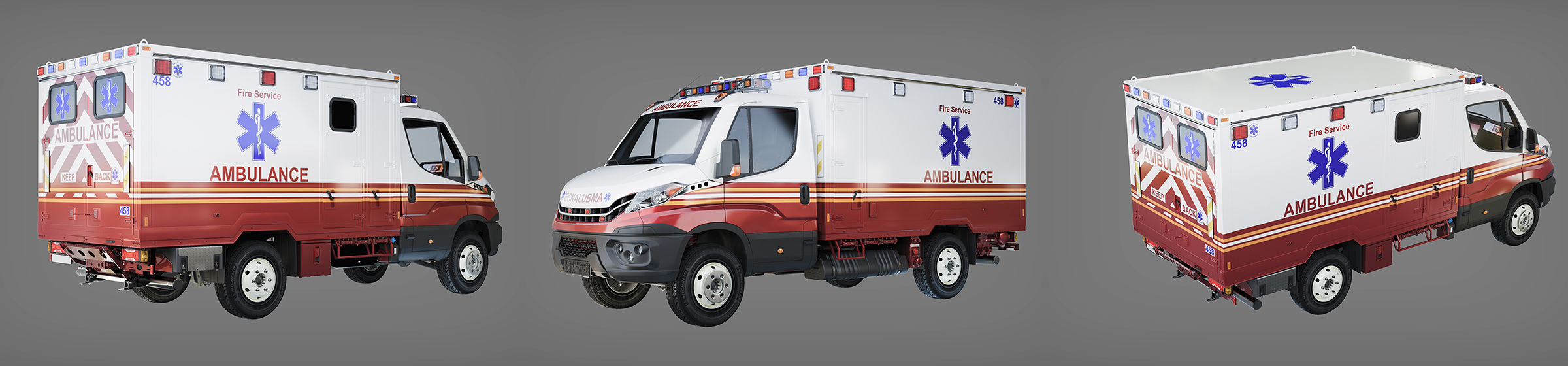 DOSCH 3D Fire Service - Multi Role Vehicle Details - North America