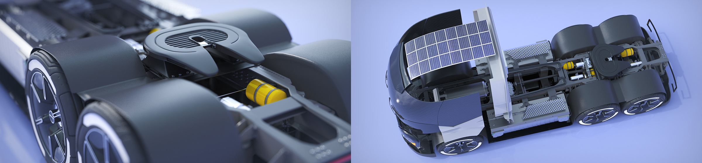 DOSCH 3D: Futuristic Truck Details - Electric