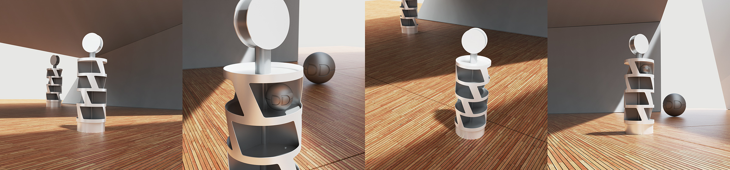 DOSCH 3D Studio Podests & Stands Vol.1