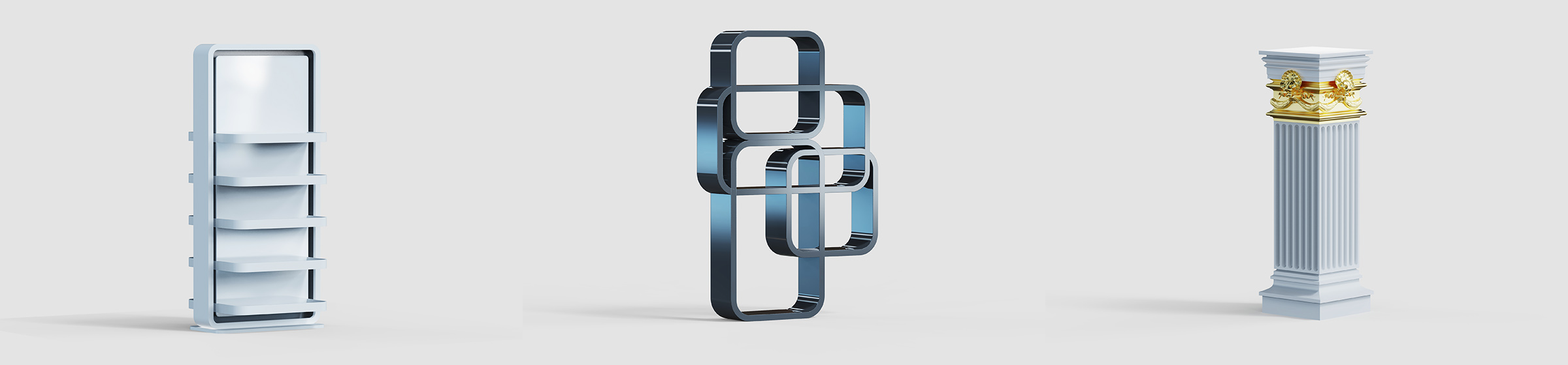 DOSCH 3D Studio Podests & Stands Vol.2