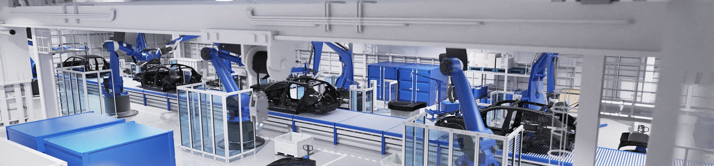 KeyShot Render-Scenes KeyShot Render-Scene - Automotive Factory