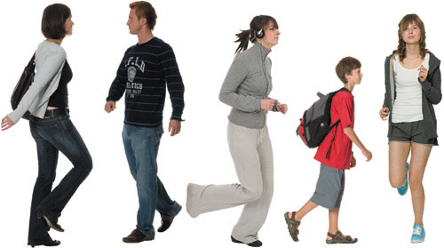 DOSCH DESIGN - DOSCH 2D Viz-Images: People - On The Move