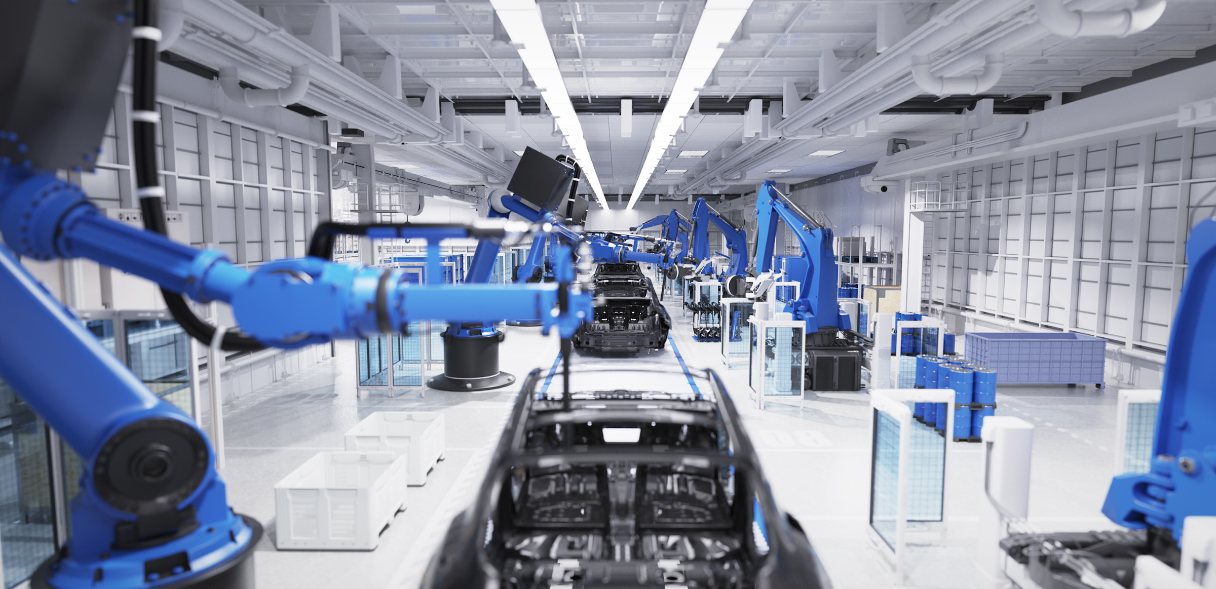 KeyShot Render-Scene - Automotive Factory
