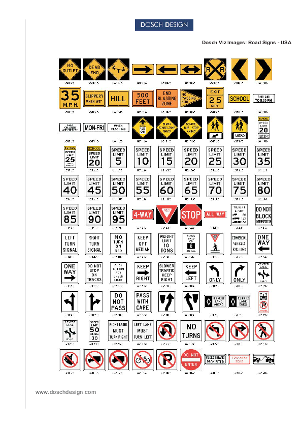 Road Signs Usa